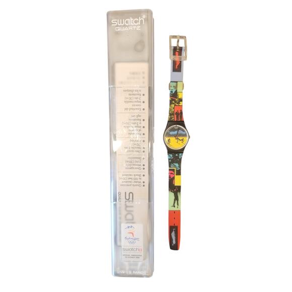 Vintage 1988 Swatch Lady watch FROZEN DREAMS LB120 New old stock - Picture 3 of 7